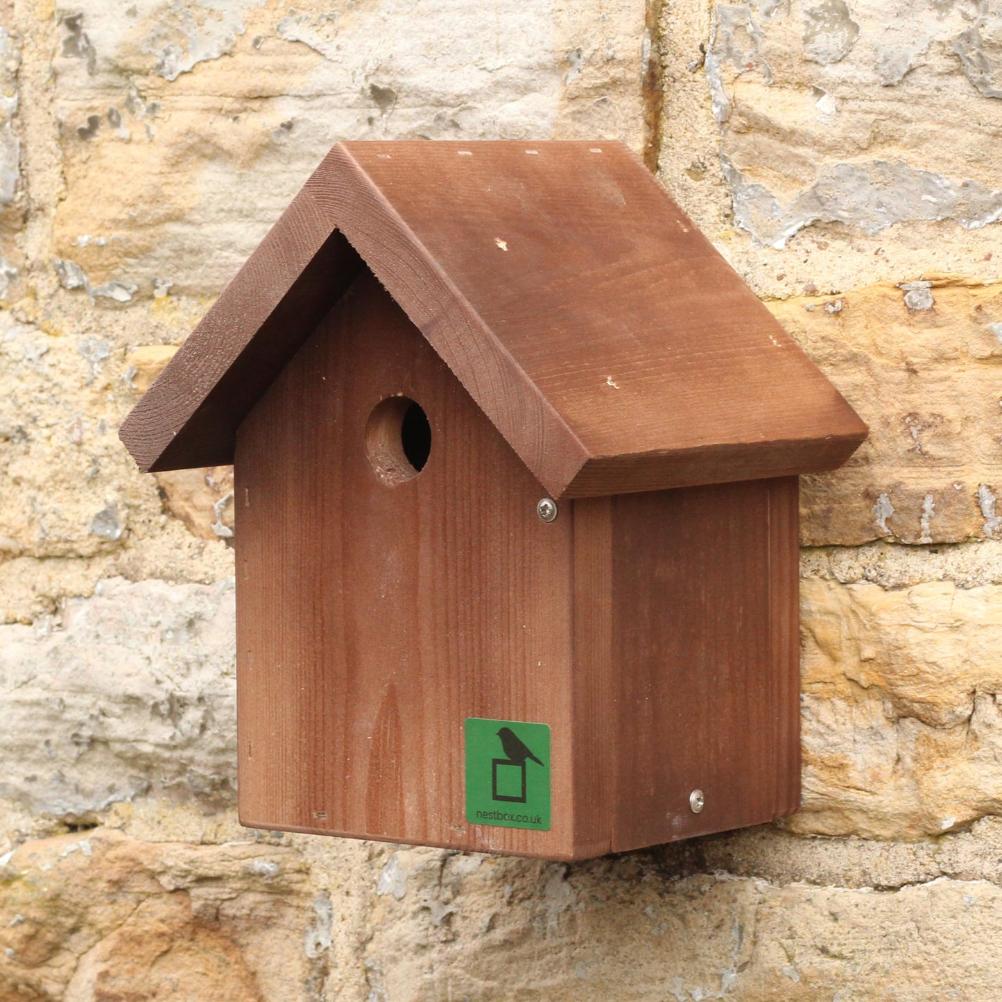 Traditional bird box for small birds